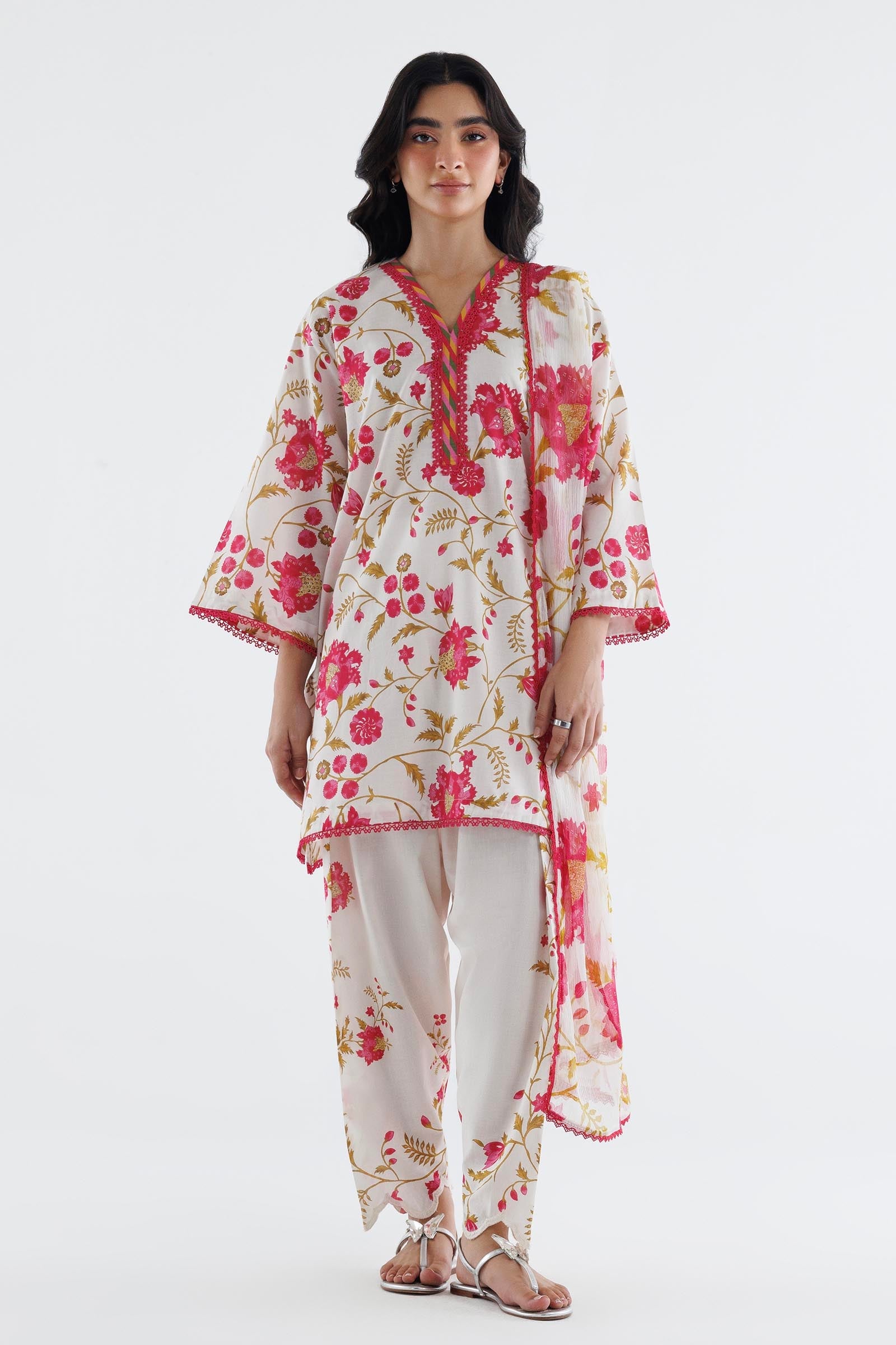 Stitched Printed Lawn Suit