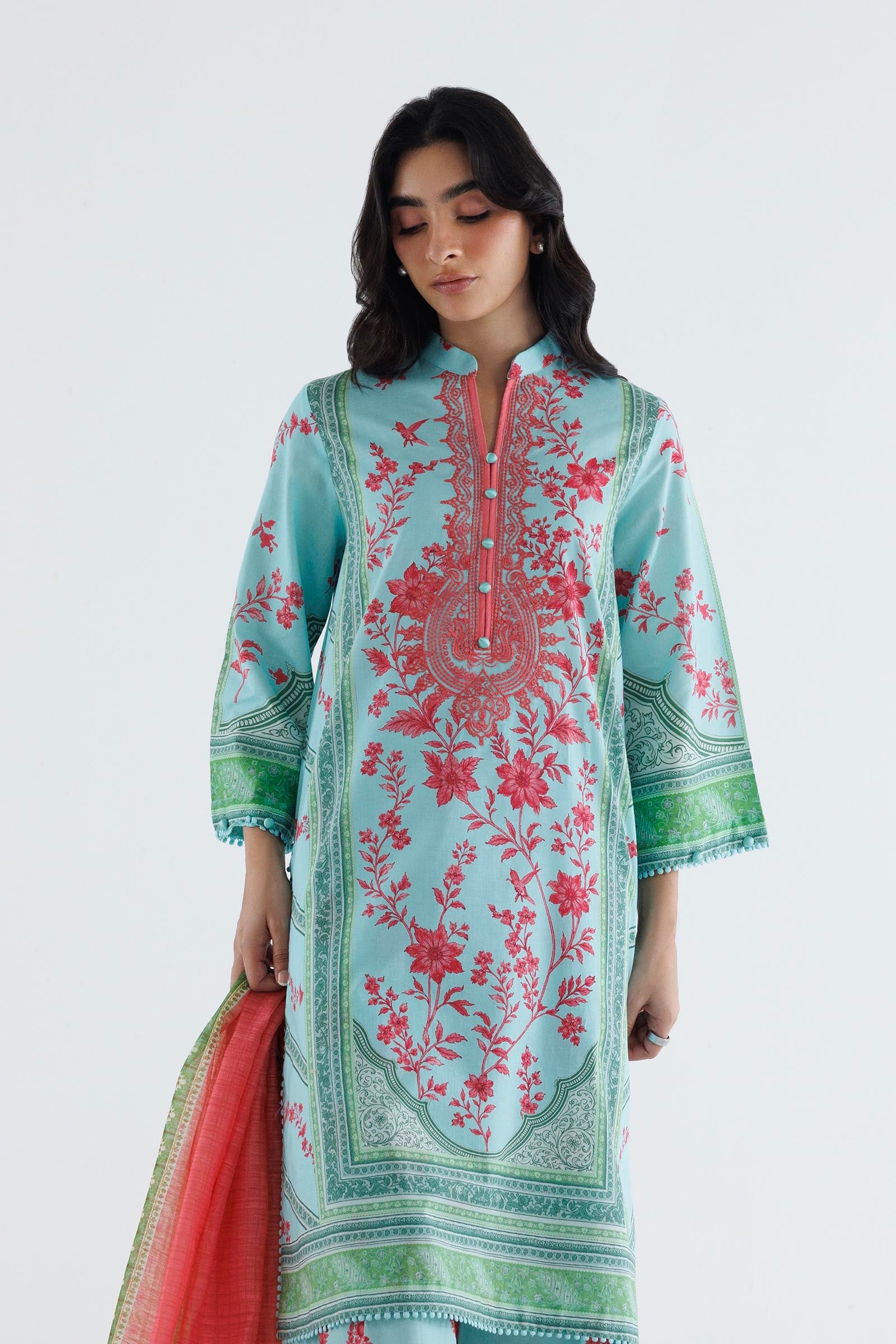 Stitched Printed Lawn Suit