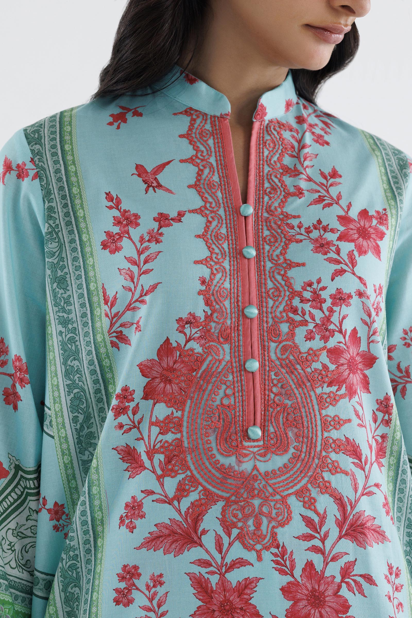 Stitched Printed Lawn Suit