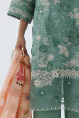 Stitched Embroidered Cambric Suit