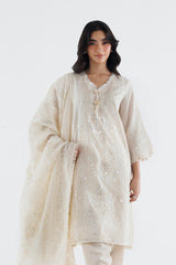 Stitched Embroidered Cambric Suit