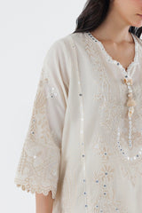 Stitched Embroidered Cambric Suit