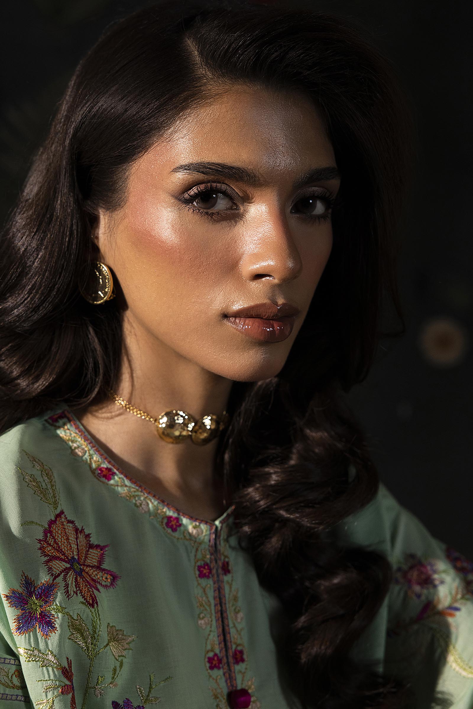 Stitched Embroidered Lawn Shirt + Shalwar