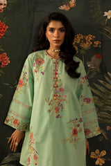 Stitched Embroidered Lawn Shirt + Shalwar