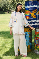 Stitched Embroidered Lawn Shirt+ Shalwar