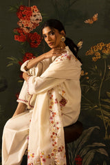 Stitched Embroidered Lawn Shirt+ Shalwar