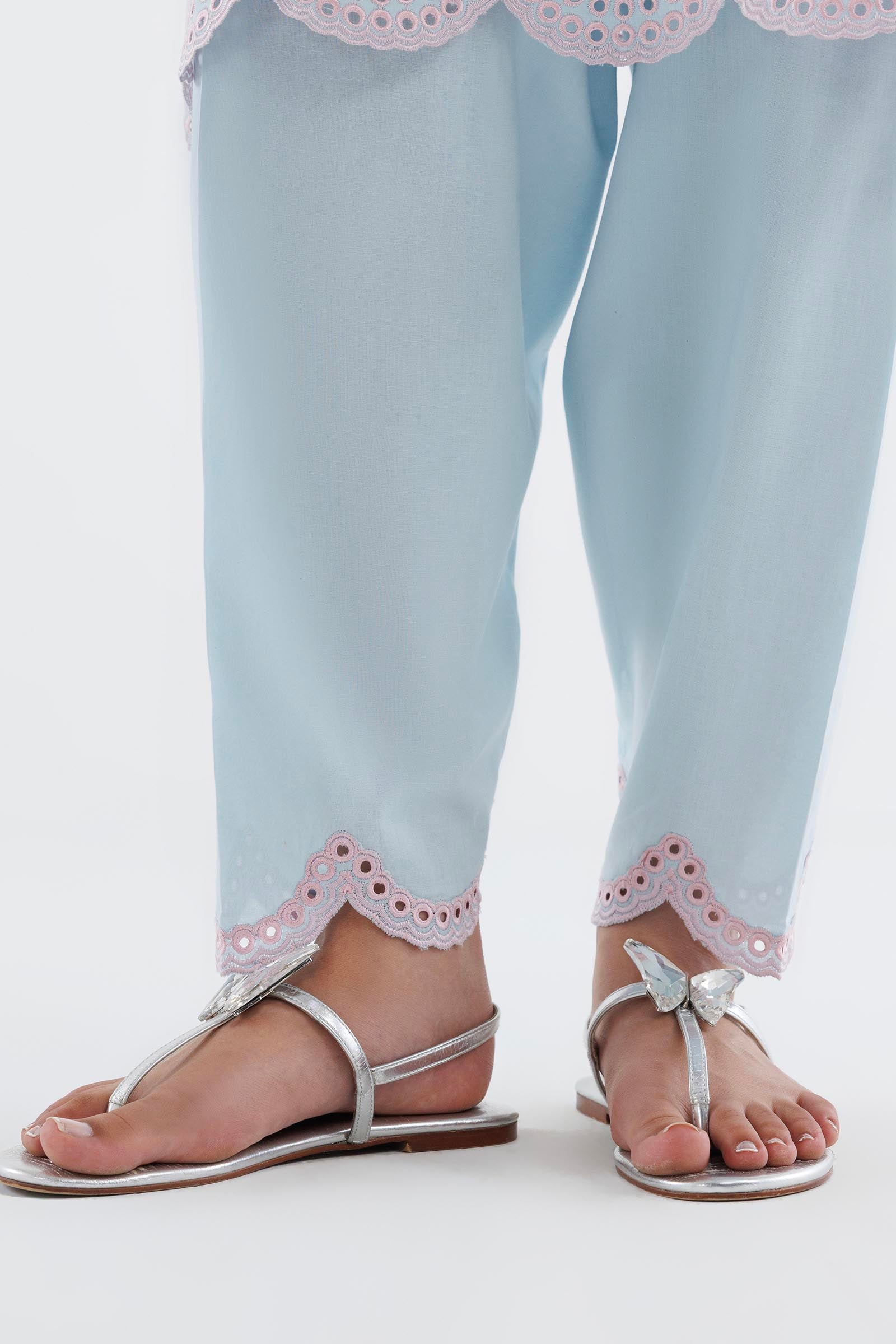Stitched Embroidered Lawn Shirt+ Shalwar