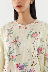 Stitched Embroidered Lawn Shirt+ Shalwar