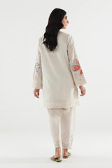 Stitched Embroidered Chambray Shirt+ Shalwar