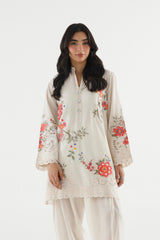 Stitched Embroidered Chambray Shirt+ Shalwar