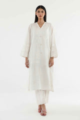Stitched Embroidered Lawn Shirt+ Culotte