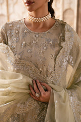 SILVER MIST-3PC SILK EMBROIDERED PRET
