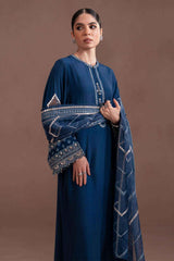 COBALT CHARM-3PC (SHIRT, TROUSER & DUPATTA)