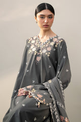 DEEP FOREST-3PC (SHIRT, TROUSER & DUPATTA)
