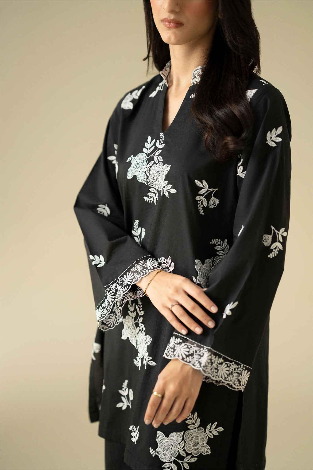 ASH BLACK -2PC (SHIRT & TROUSER)