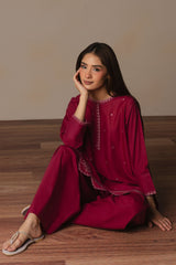 BERRY POP-2PC (SHIRT & SHALWAR)