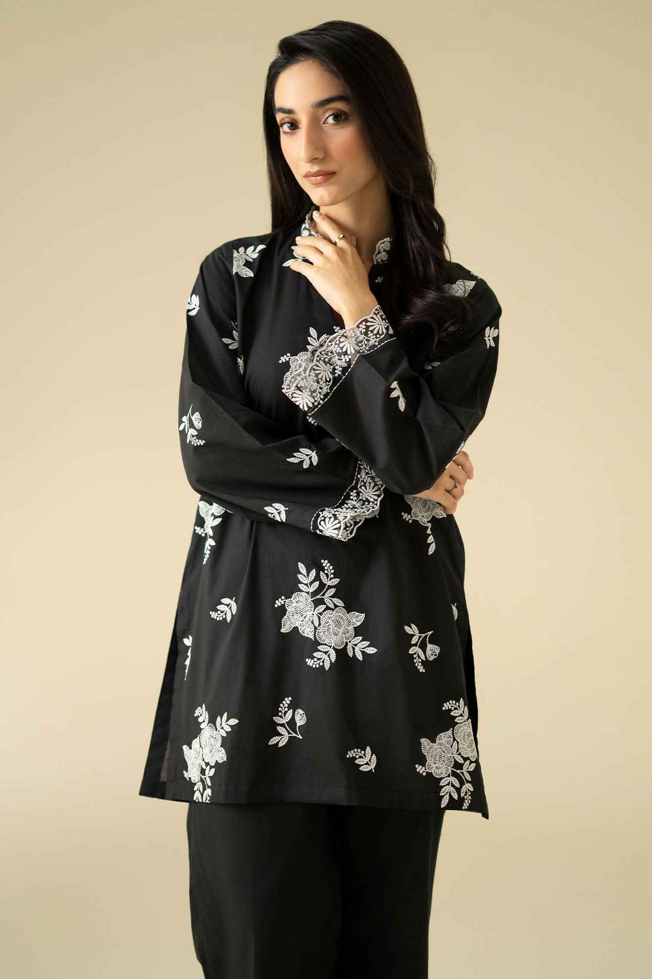 ASH BLACK -2PC (SHIRT & TROUSER)
