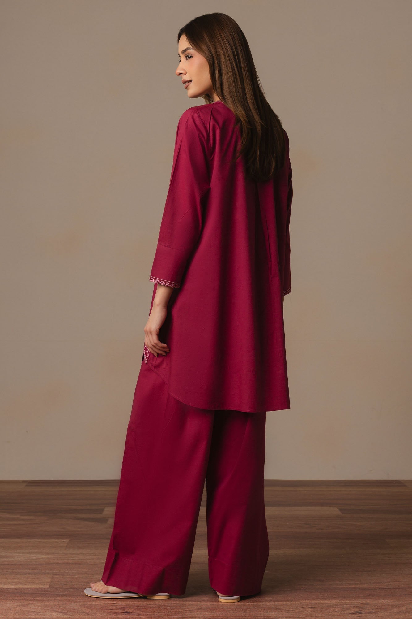 BERRY POP-2PC (SHIRT & SHALWAR)