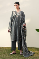DEEP FOREST-3PC (SHIRT, TROUSER & DUPATTA)