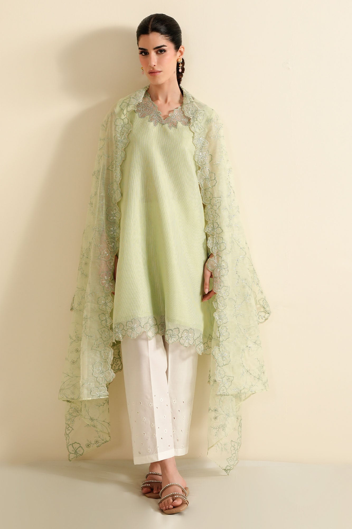 SPRING DEW-2PC (SHIRT & DUPATTA)