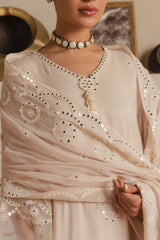 LUNAR FROST-3PC (SHIRT, TROUSER & DUPATTA)