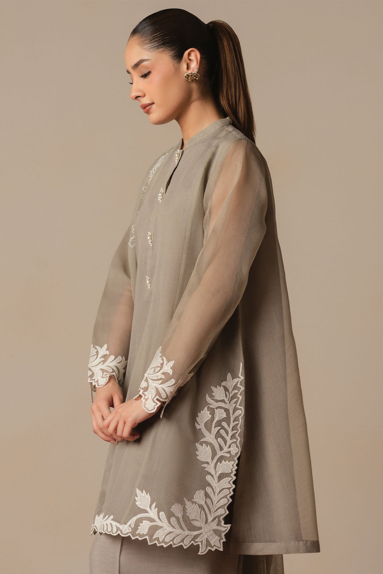 PURITAN GRAY -3PC (SHIRT, TROUSER & DUPATTA)