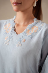 FROST BLUE-2PC (SHIRT & TROUSER)