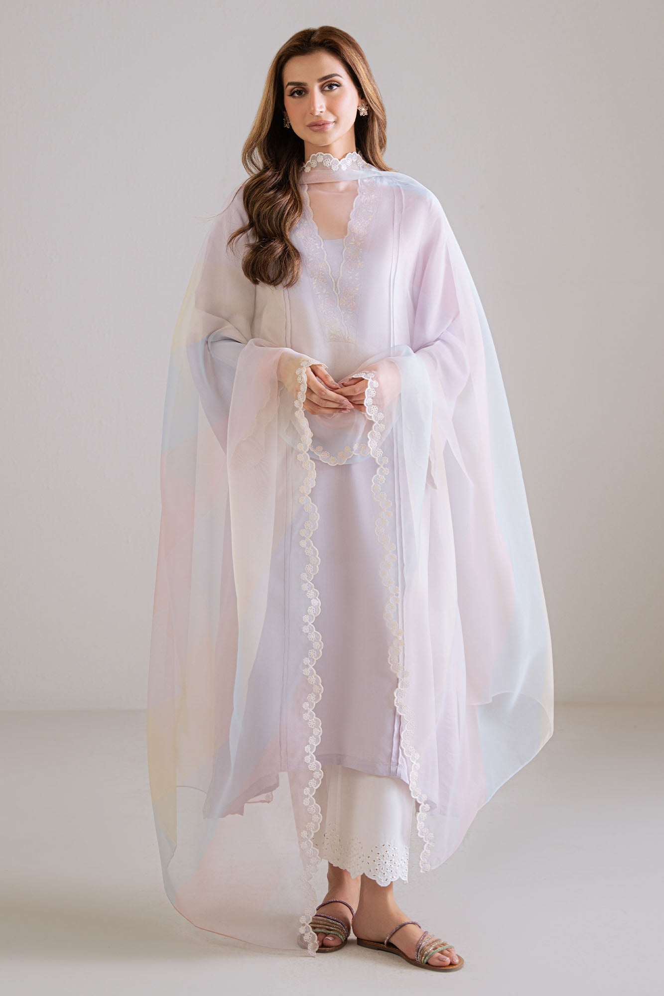 ORCHID FADE-2PC (SHIRT & DUPATTA)