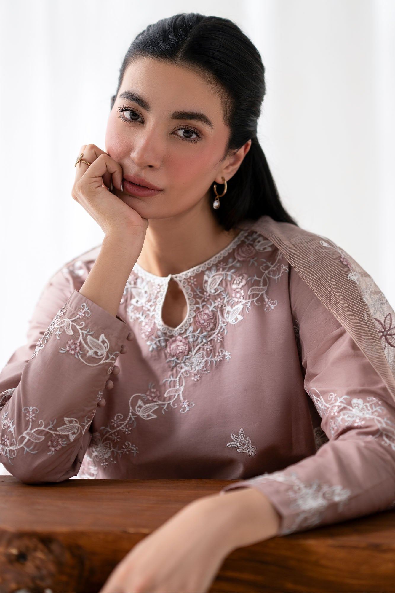 GARDENIA-3PC (SHIRT, TROUSER & DUPATTA)