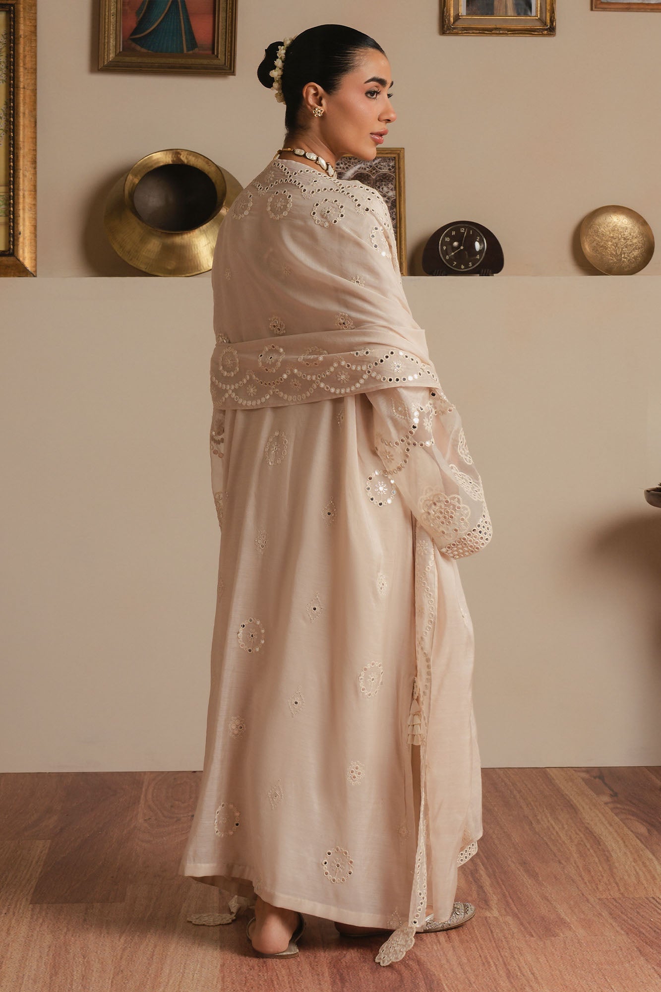 LUNAR FROST-3PC (SHIRT, TROUSER & DUPATTA)