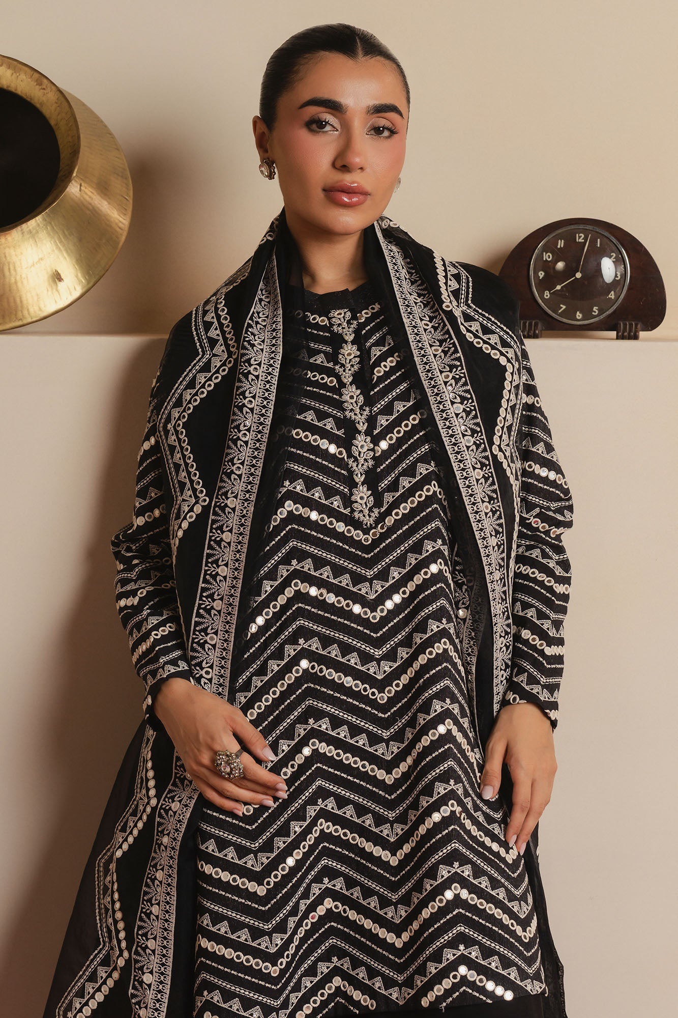 SHADOW STRIPES-3PC (SHIRT, SHALWAR & DUPATTA)