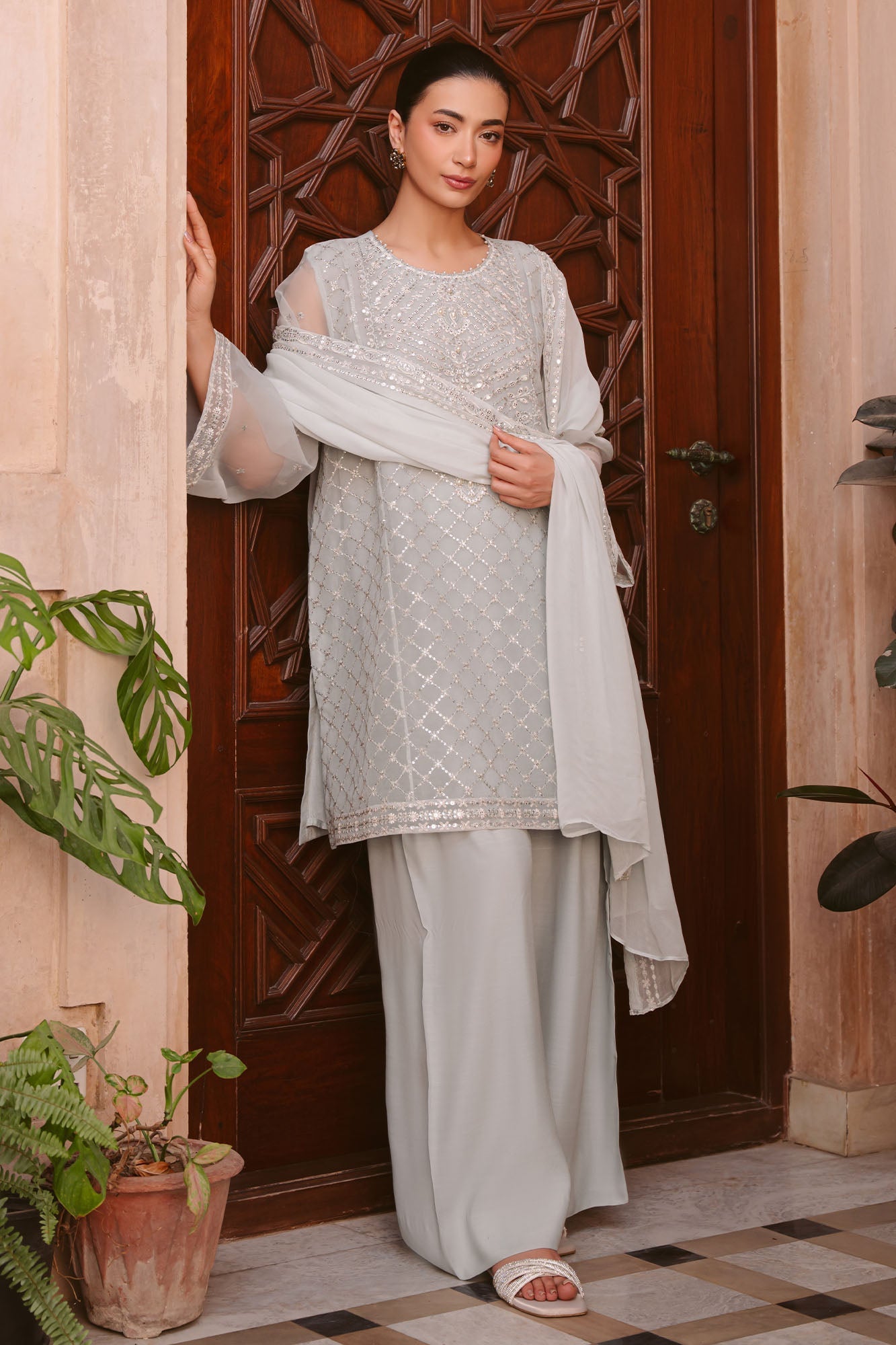 SAPPHIRE SERENADE-3PC (SHIRT, SHALWAR & DUPATTA)