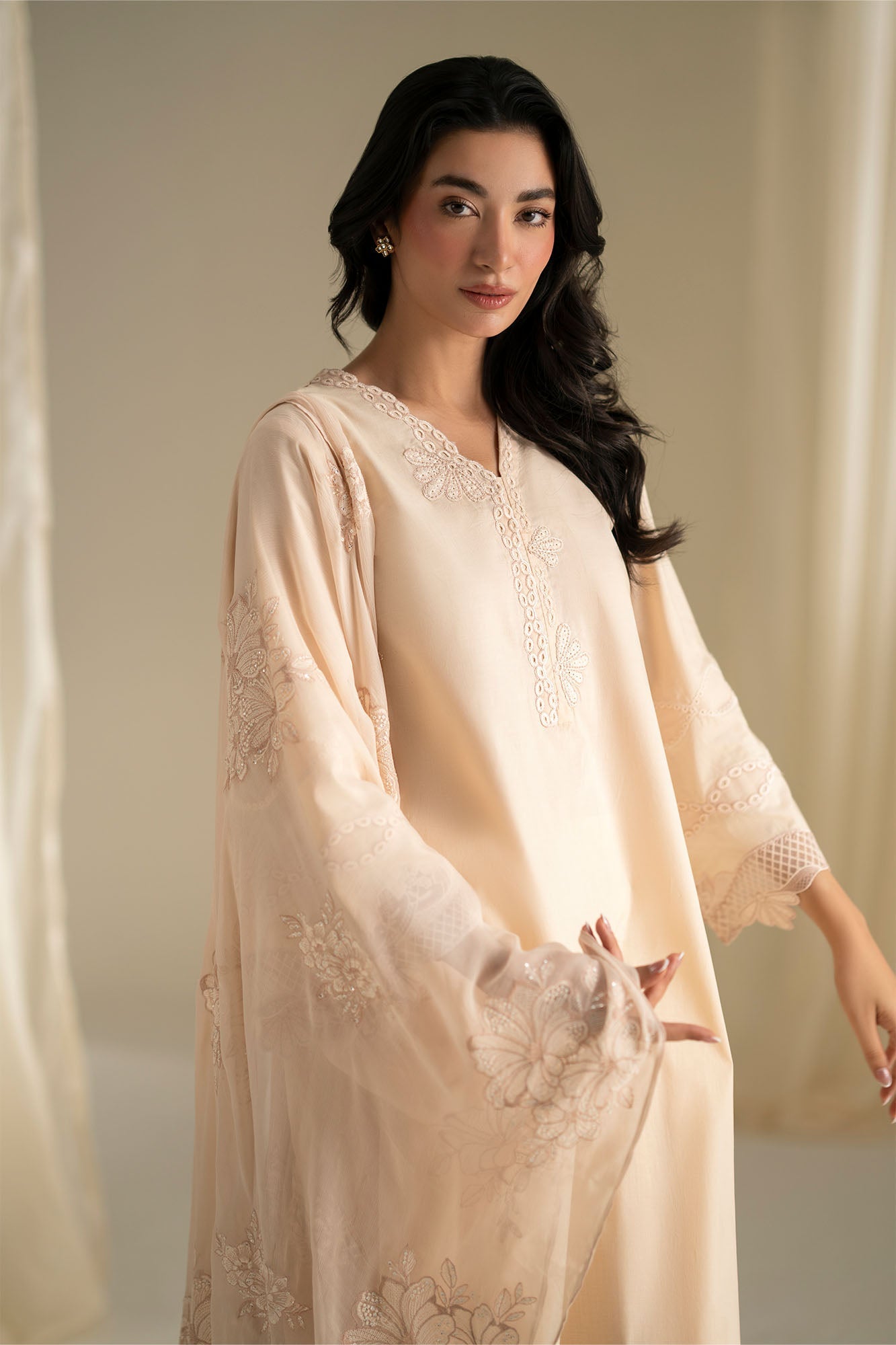 TULIP-3PC (SHIRT, TROUSER & DUPATTA)