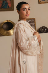 LUNAR FROST-3PC (SHIRT, TROUSER & DUPATTA)