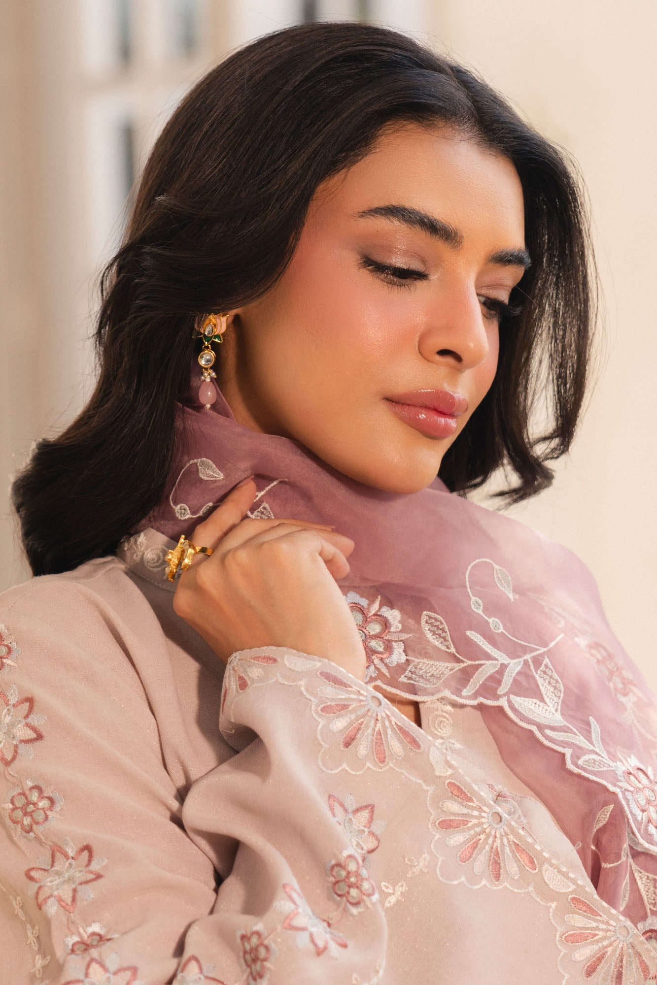 SANDLOOM GLOW-2PC (SHIRT & DUPATTA)