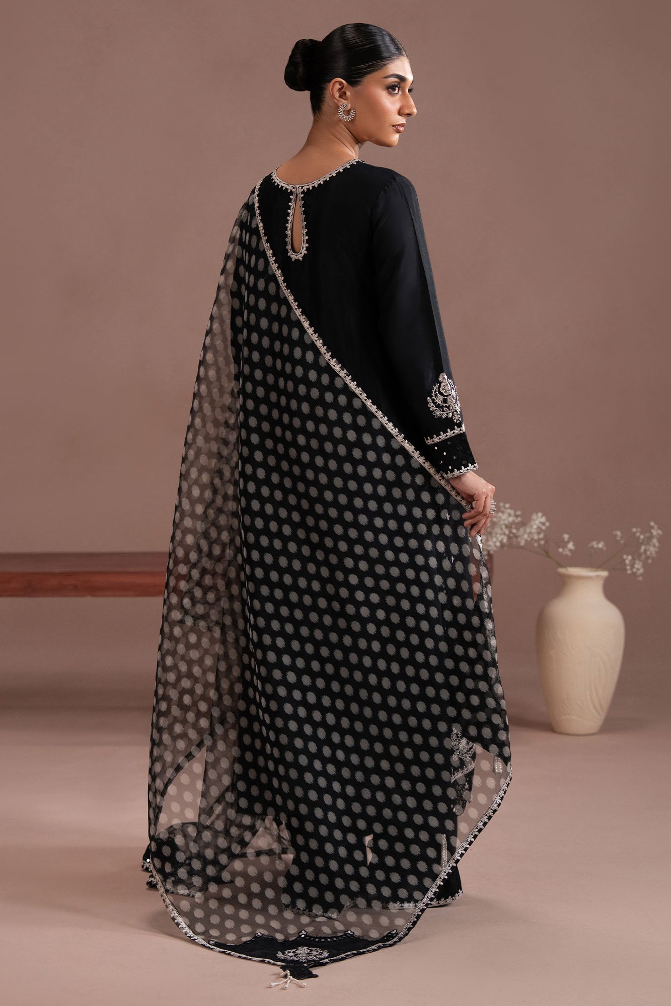 SILVER MINK-3PC (SHIRT, TROUSER & DUPATTA)