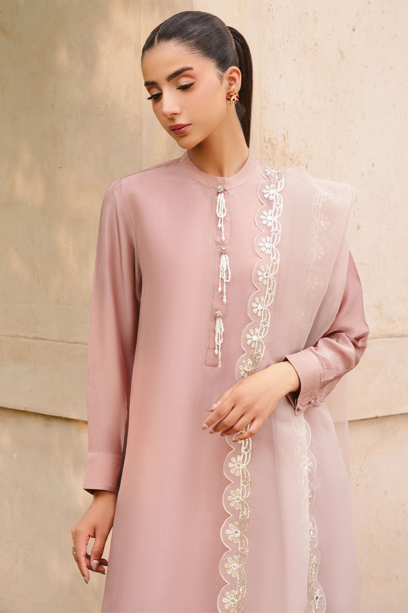 AMBER ECHO -3PC (SHIRT, TROUSER & DUPATTA)