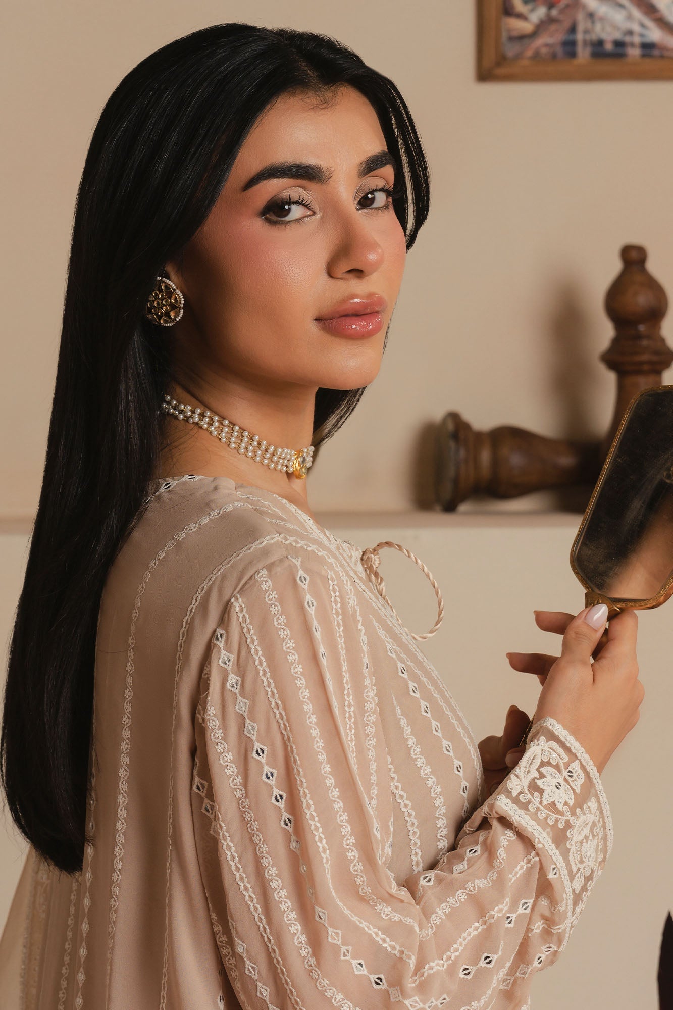 SANDSTONE GRACE -3PC (SHIRT, TROUSER & DUPATTA)