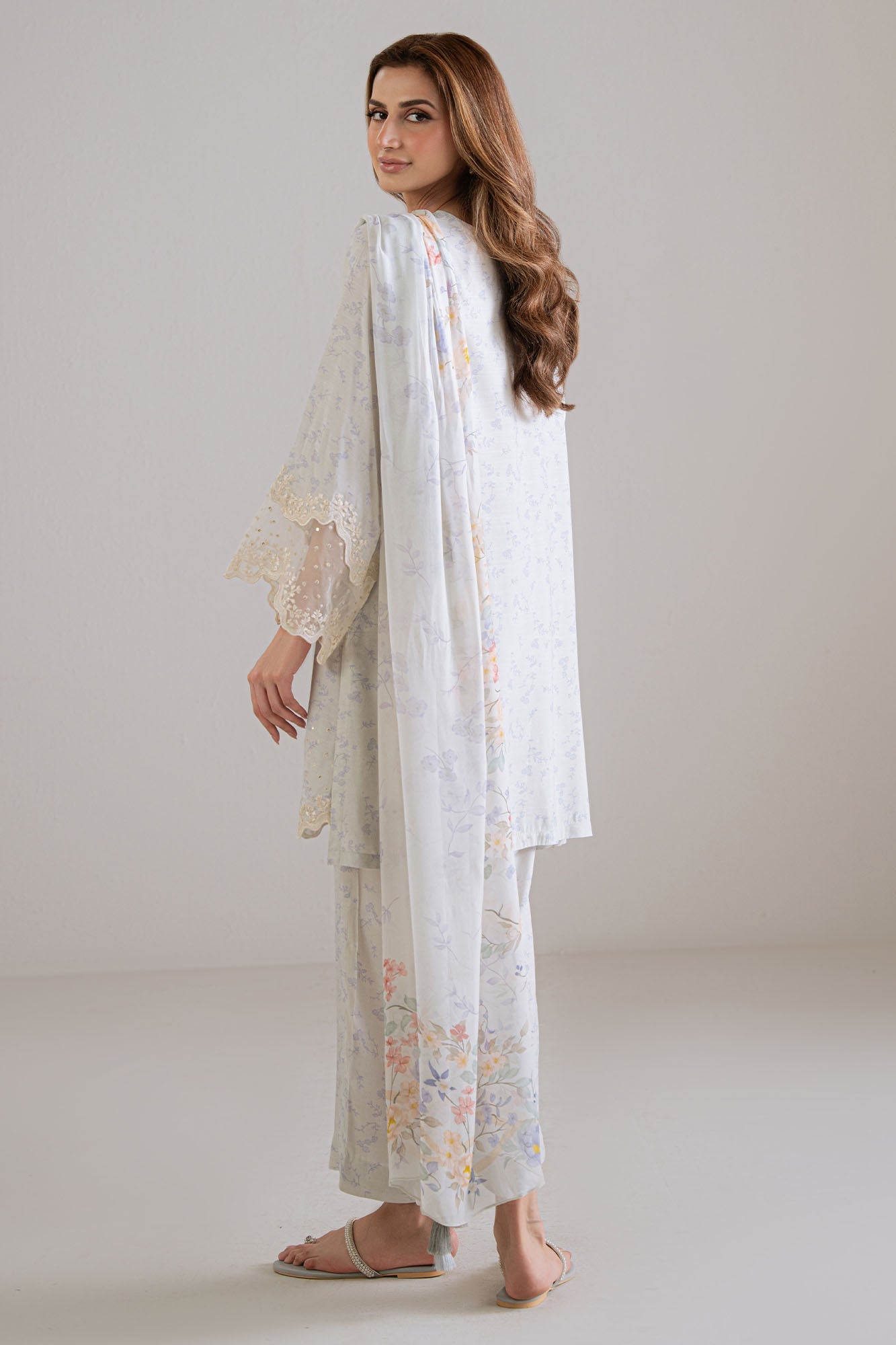 IVORY HUSH -3PC (SHIRT, TROUSER & DUPATTA)
