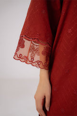 MULBERRY LACE -3PC (SHIRT, TROUSER & DUPATTA)