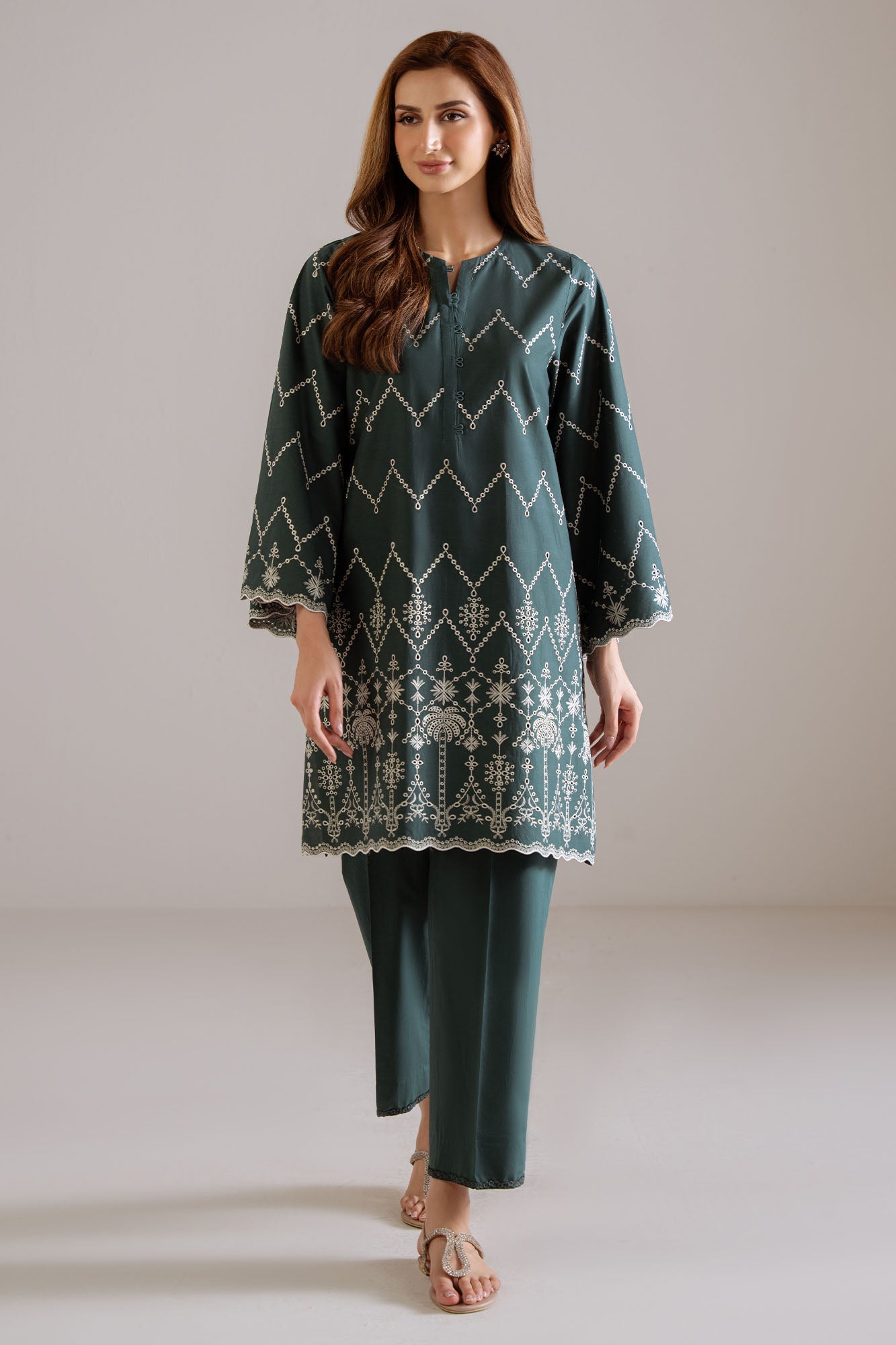 FOREST ZEST - 2PC (SHIRT & TROUSER)