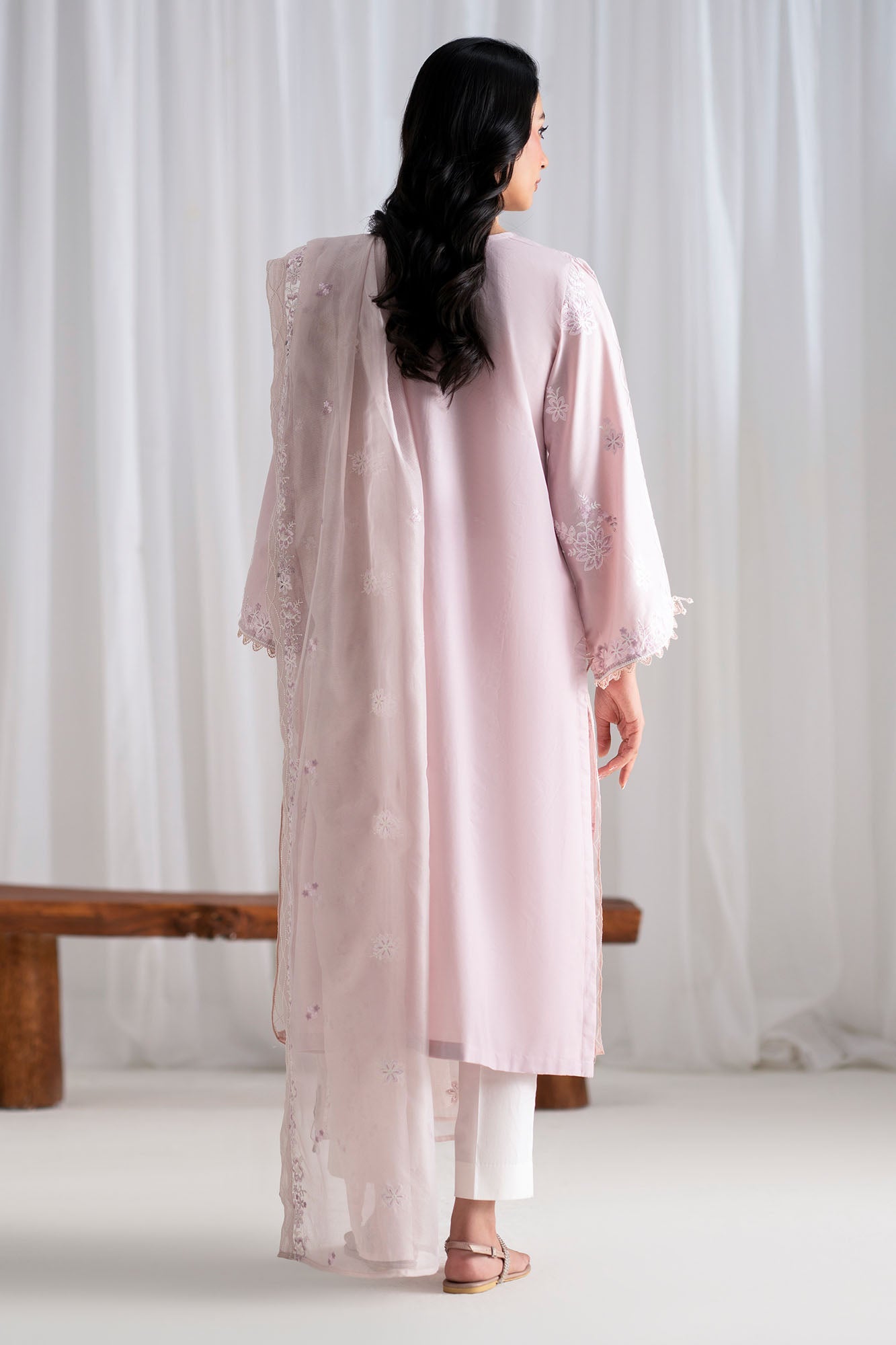ORCHID PINK-2PC (SHIRT & DUPATTA)