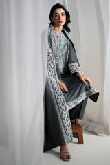 EMERALD GROVE-3PC (SHIRT, TROUSER & DUPATTA)