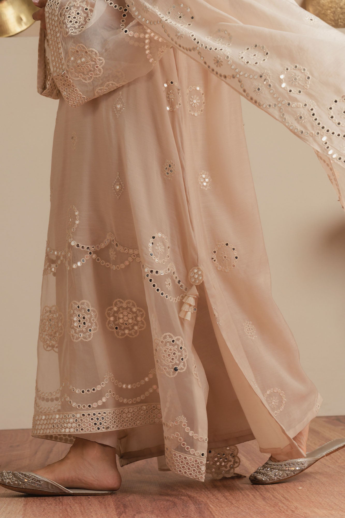 LUNAR FROST-3PC (SHIRT, TROUSER & DUPATTA)
