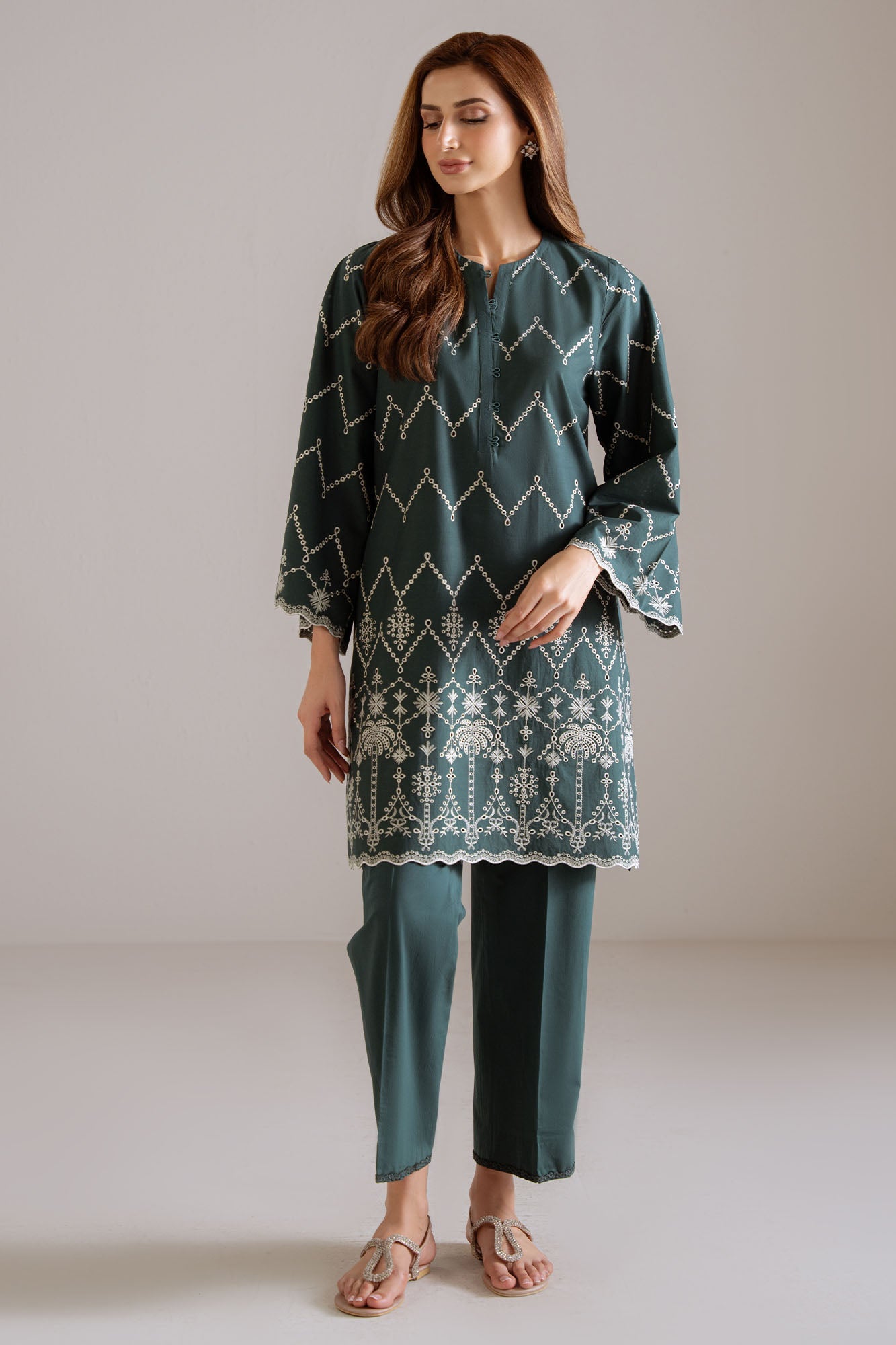 FOREST ZEST - 2PC (SHIRT & TROUSER)