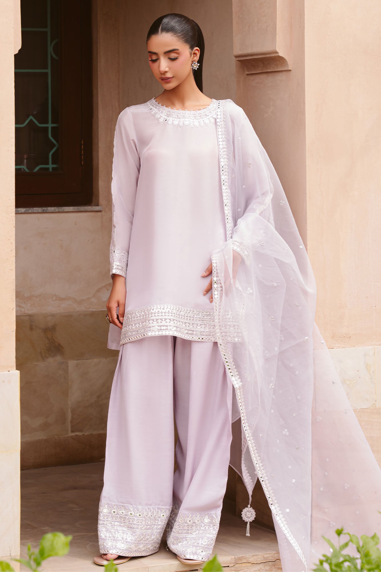 TWILIGHT GLEAM -3PC (SHIRT, SHALWAR & DUPATTA)
