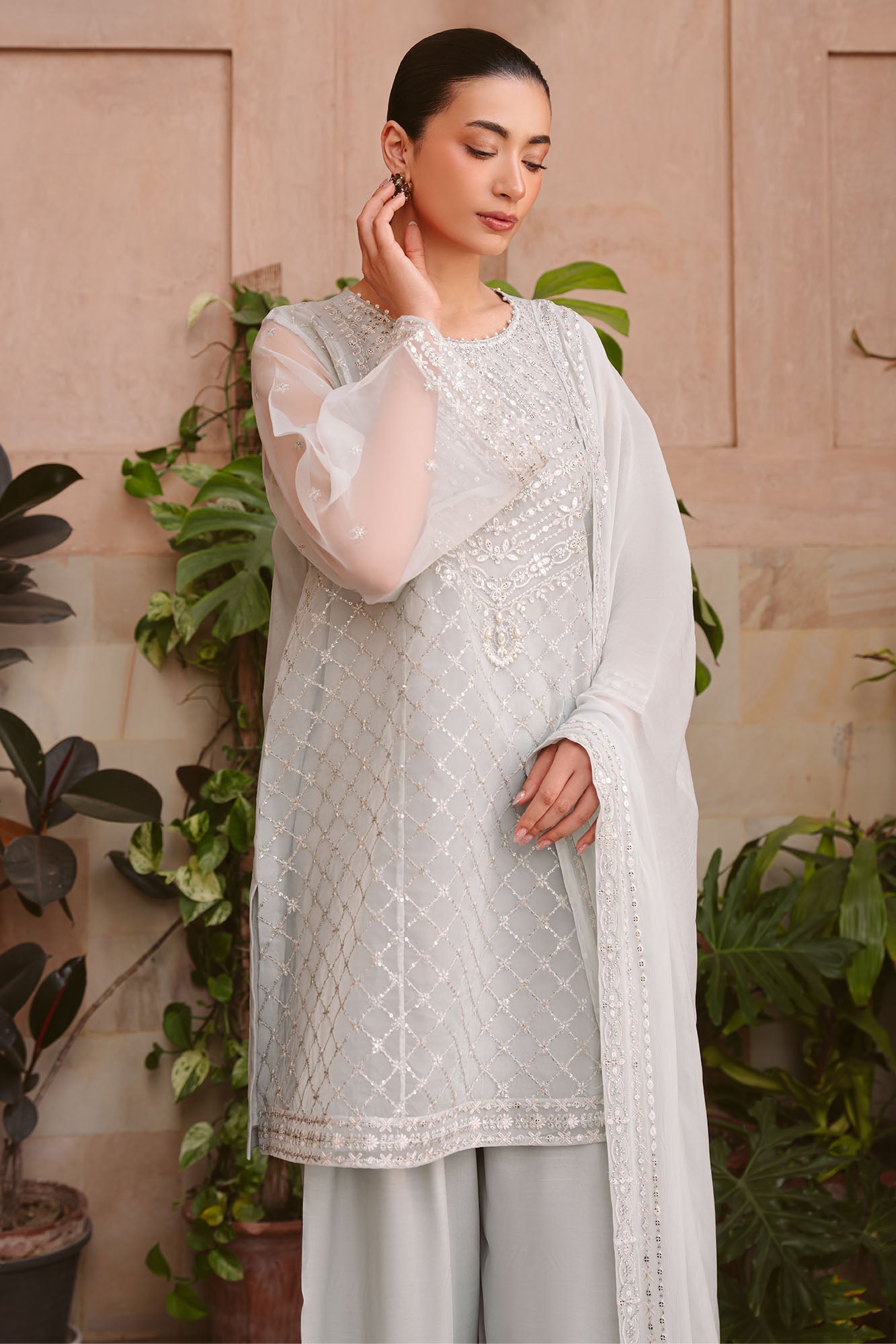 SAPPHIRE SERENADE-3PC (SHIRT, SHALWAR & DUPATTA)