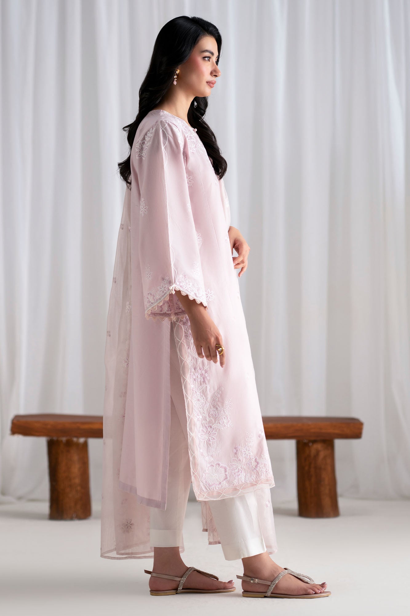 ORCHID PINK-2PC (SHIRT & DUPATTA)