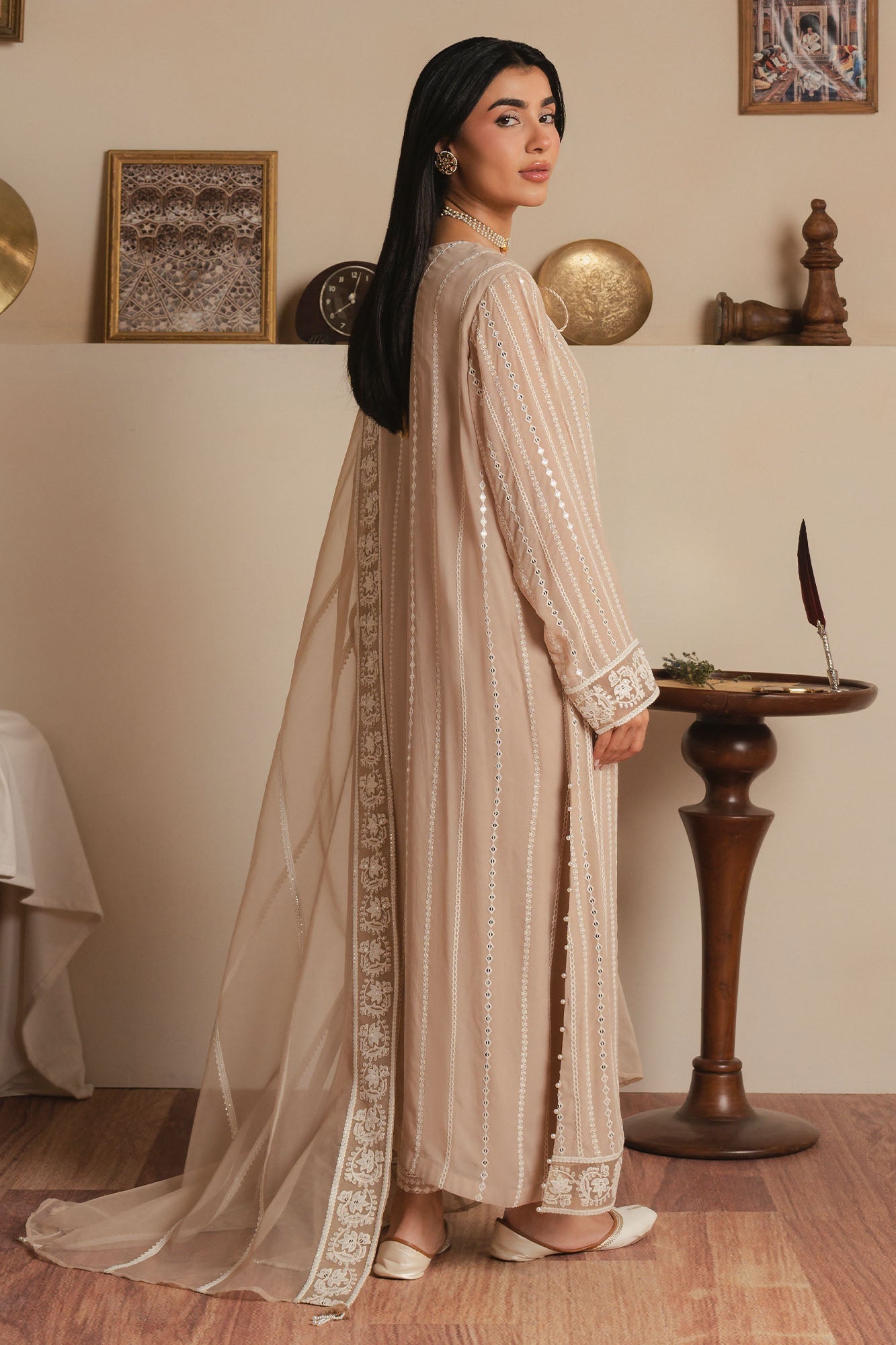 SANDSTONE GRACE -3PC (SHIRT, TROUSER & DUPATTA)