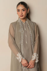 PURITAN GRAY -3PC (SHIRT, TROUSER & DUPATTA)